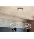 Large Modern Stylish Dimmable LED Designer Pendant Light Chrome with Remote Control-1