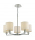 Pendant Multi Arm 5 Light Candle Satin Nickel-2