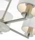 Pendant Multi Arm 5 Light Candle Satin Nickel-3