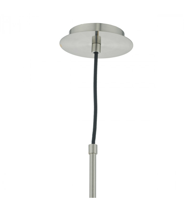 Pendant Multi Arm 5 Light Candle Satin Nickel-7