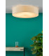 6 Light Flush Light Taupe Cylindrical Diffuser 80cm-4