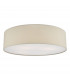 4 Light Flush Taupe Cylindrical Diffuser 60cm-1