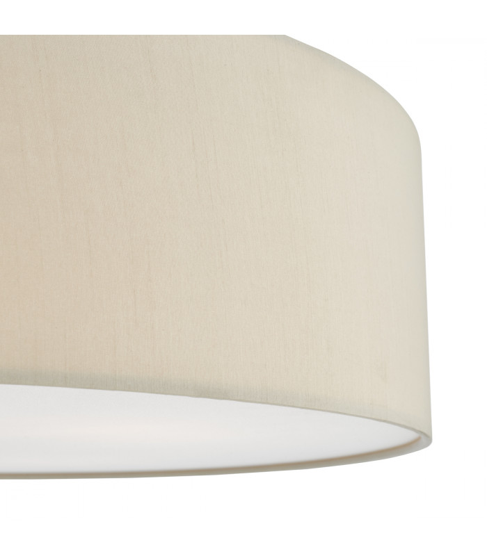 4 Light Flush Taupe Cylindrical Diffuser 60cm-3
