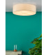 4 Light Flush Taupe Cylindrical Diffuser 60cm-4