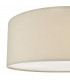 3 Light Flush Taupe Cylindrical Diffuser 40cm-3