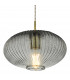 Pendant Ceiling Light Smoked Glass Antique Brass Detail-4Pendant Ceiling Light Smoked Glass Antique Brass Detail-5
