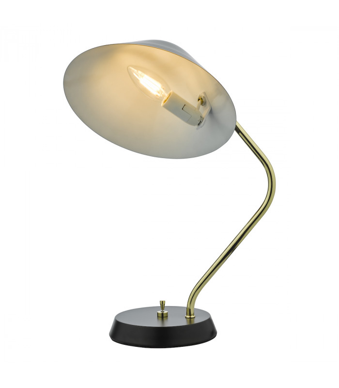 Modern Table Lamp Polished Brass Satin Black-5