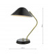 Modern Table Lamp Polished Brass Satin Black-9