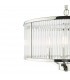 Cylindrical 3 Light Pendant Polished Nickel Glass-3