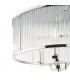 Cylindrical 3 Light Pendant Polished Nickel Glass-4