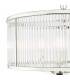 Cylindrical 3 Light Pendant Polished Nickel Glass-5