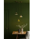 Dome Pendant Natural Brass With Cashmere Shade-3