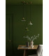 Dome Pendant Natural Brass With Cashmere Shade-4