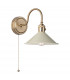 Dome Wall Light Natural Brass With Cashmere Shade-1
