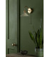 Dome Wall Light Natural Brass With Cashmere Shade-4