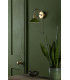 Dome Wall Light Natural Brass With Olive Green Shade-4