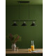 Bar Pendant 3 Dome Light Graphite Antique Brass-9