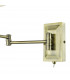 Adjustable 1 Light Swing Arm Wall Light Antique Brass-4
