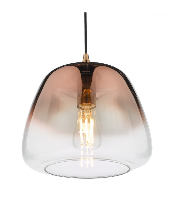 Pendant Ceiling Light Ombre Copper Glass-3