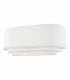 Ceramic Flush Wall Light White-1