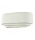 Ceramic Flush Wall Light White-2