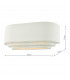 Ceramic Flush Wall Light White-6