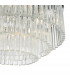 5 Light Flush Ceiling Light Polished Chrome Glass-5