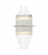 Designer 2 Light Wall Light Polished Chrome Glass Rods-1