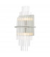 Designer 2 Light Wall Light Polished Chrome Glass Rods-4Designer 2 Light Wall Light Polished Chrome Glass Rods-5