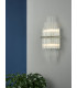 Designer 2 Light Wall Light Polished Chrome Glass Rods-7