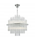 Designer 13 Light Pendant Polished Chrome Glass Rods-1
