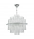 Designer 13 Light Pendant Polished Chrome Glass Rods-2