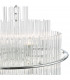 Designer 13 Light Pendant Polished Chrome Glass Rods-3