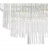 Designer 13 Light Pendant Polished Chrome Glass Rods-5