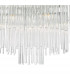 Designer 13 Light Pendant Polished Chrome Glass Rods-6