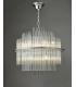 Designer 13 Light Pendant Polished Chrome Glass Rods-7
