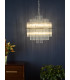 Designer 13 Light Pendant Polished Chrome Glass Rods-9