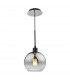 Single Pendant Matt Black Dome Ombre Smoked Glass-4Single Pendant Matt Black Dome Ombre Smoked Glass-5
