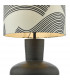 1 Light Table Lamp Black/Bronze With Shade-3