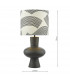 1 Light Table Lamp Black/Bronze With Shade-6