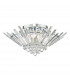 5 Light Flush Polished Chrome Crystal-1