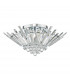 5 Light Flush Polished Chrome Crystal-2