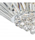 5 Light Flush Polished Chrome Crystal-4