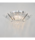 5 Light Flush Polished Chrome Crystal-5