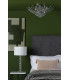 5 Light Flush Polished Chrome Crystal-7