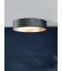 Cylindrical 3 Light Flush Velvet Dark Grey Shade 60Cm-7