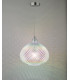 Modern Designer Pendant Glass & Polished Chrome-3