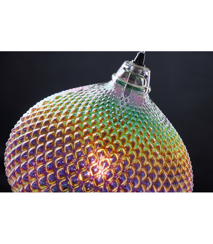 Modern Designer Pendant Glass & Polished Chrome-7