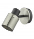 Single 1 Light Spotlight Brushed Nickel Matt Black-2