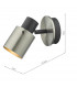 Single 1 Light Spotlight Brushed Nickel Matt Black-4